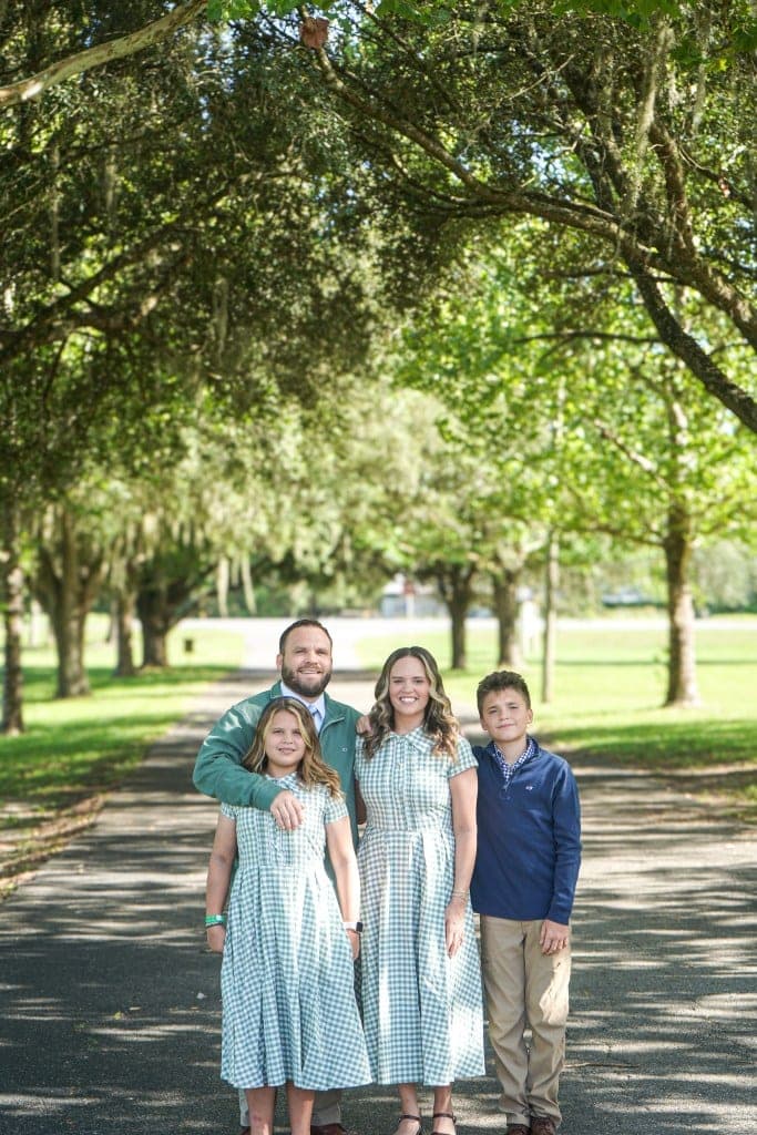 Brother Jay and his wife Merissa, son Wesley (age 13) & daughter Madison Hill (age 10)