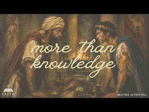 More Than Knowledge